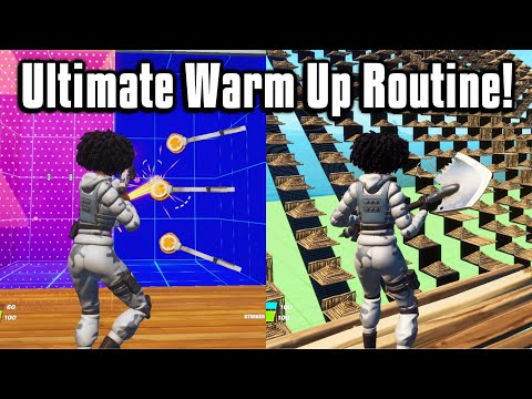 How To *ACTUALLY* Warm Up In Fortnite! - Console u0026 PC Routines!