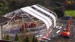 Construction of a Sprung Building - Fast Time Elapse