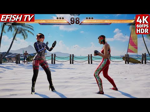 Anna vs Azucena (Hardest AI) - Tekken 8