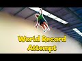 Gymnast tries the HARDEST Trampoline World Record!