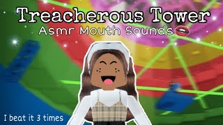 ASMR Roblox Treacherous Tower Pro!✨(MOUTH SOUNDS)