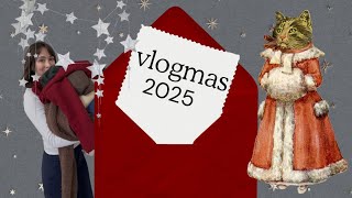 vlogmas ep 11 | it's christmas eve eve!! wip update!