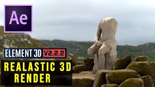 Realastic 3D render in Element 3D | After Effect