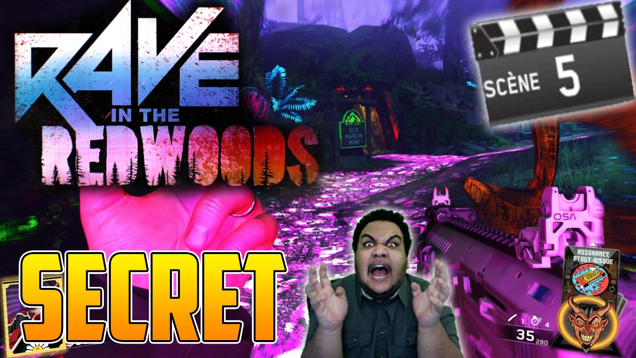 SECRET MANCHE 5 RÉUSSI! RAVE IN THE REDWOODS! INFINITE WARFARE ZOMBIES!