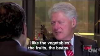 Bill Clinton accepts 101 Foods as a cure to Open Heart Surgery