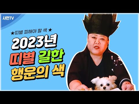 샤먼tv 2023년 띠별 길한 행운의 색 알려 드려요 Fact 피해야 할 색 