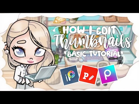 How I make my *Thumbnail Tutorial*| (Basic) (Voiced ) || easy 🤧🧺