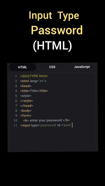 input type passwords in html,input type password html,password input in ...