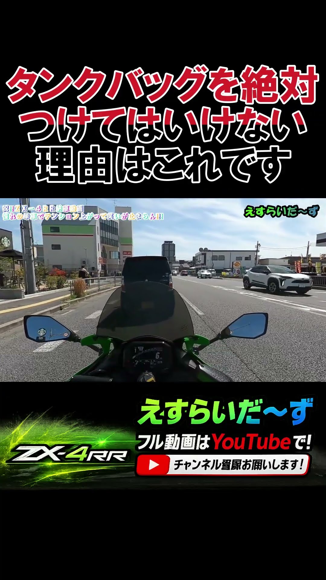 YouTubeなんかに使って The Real Reason You Should Never Use a Tank Bag #bike #S-Riders