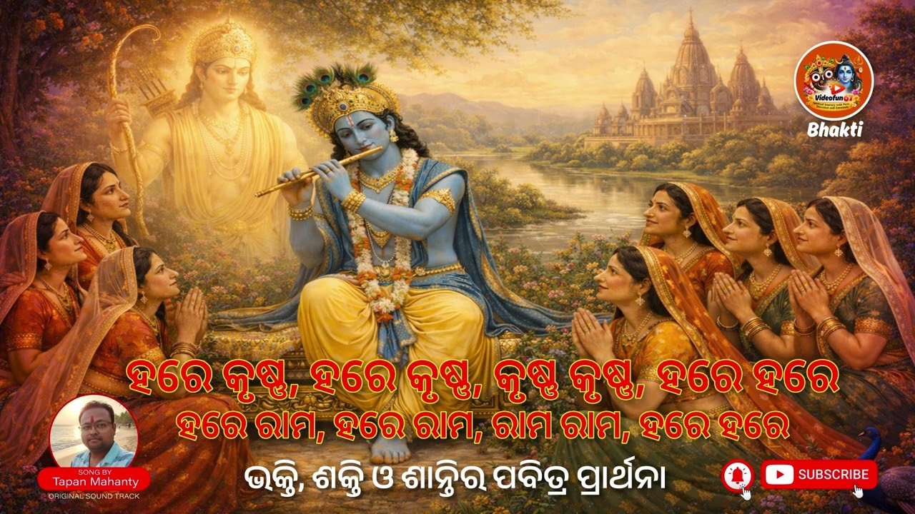 ହରେ କୃଷ୍ଣ, ହରେ ରାମ-ଭକ୍ତି,ଶକ୍ତି ଓ ଶାନ୍ତିର ପବିତ୍ର ପ୍ରାର୍ଥନା!#music #odia #odiasong #harekrishna #iskon