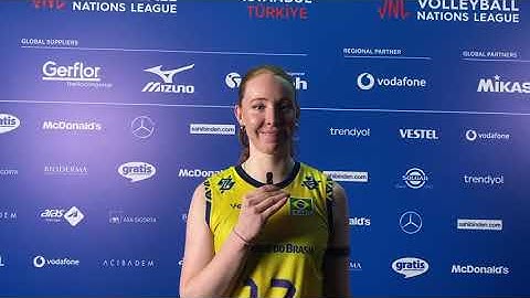 FALA, JULIA BERGMANN! Ponteira foi a maior pontuadora no duelo com o Canadá em Istambul pela VNL-25