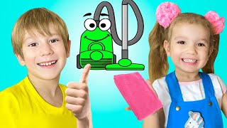 Clean Up Song | Nursery Rhymes & Kids Songs By Tim And Essy