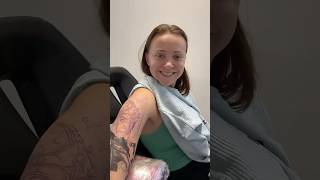 Treat them right. #tattoos #trend #client #satisfying #tattoofun #viralshort #fyp