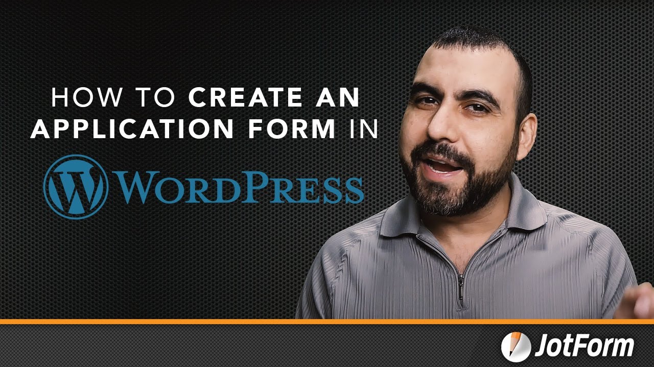 wordpress สมัคร  New  How to create an application form on WordPress