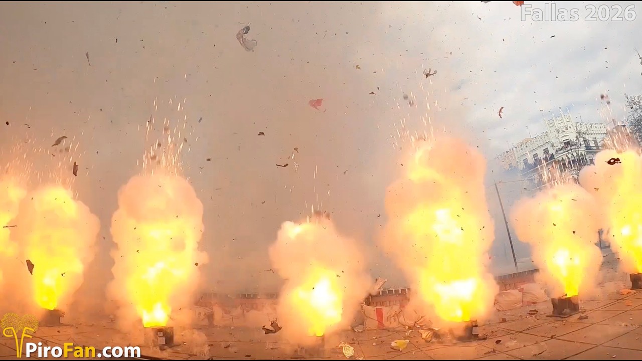 Pirotecnia Peñarroja - Mascletà 1 de Marzo Fallas 2026