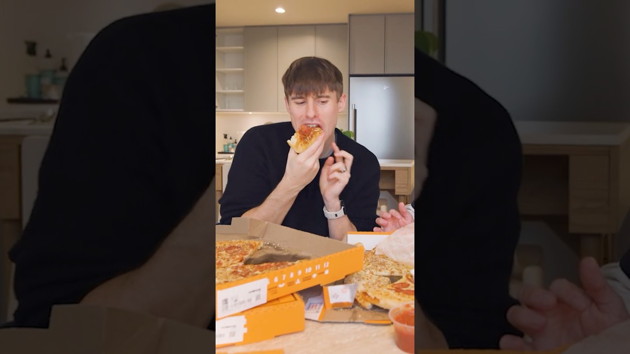 Two Brits try Hot-N-Ready Pizza from Little Caesars!