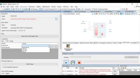 Creating an Absorption Column Using DWSIM Software