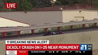 WATCH: Deadly crash on I-25 near Monument