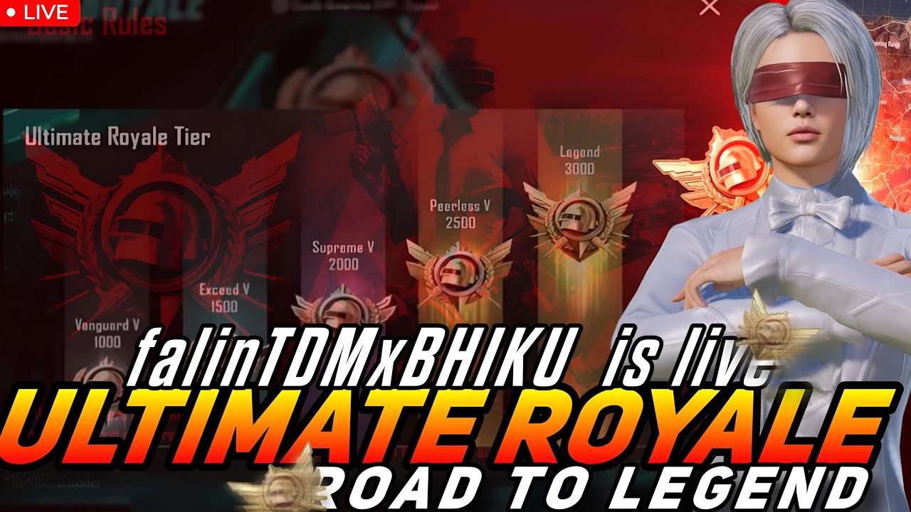 ULTIMATE ROYALE RANK PUSH | PUBG MOBILE | falinTDMxBHIKU | is LIVE ️🇵🇰 ...