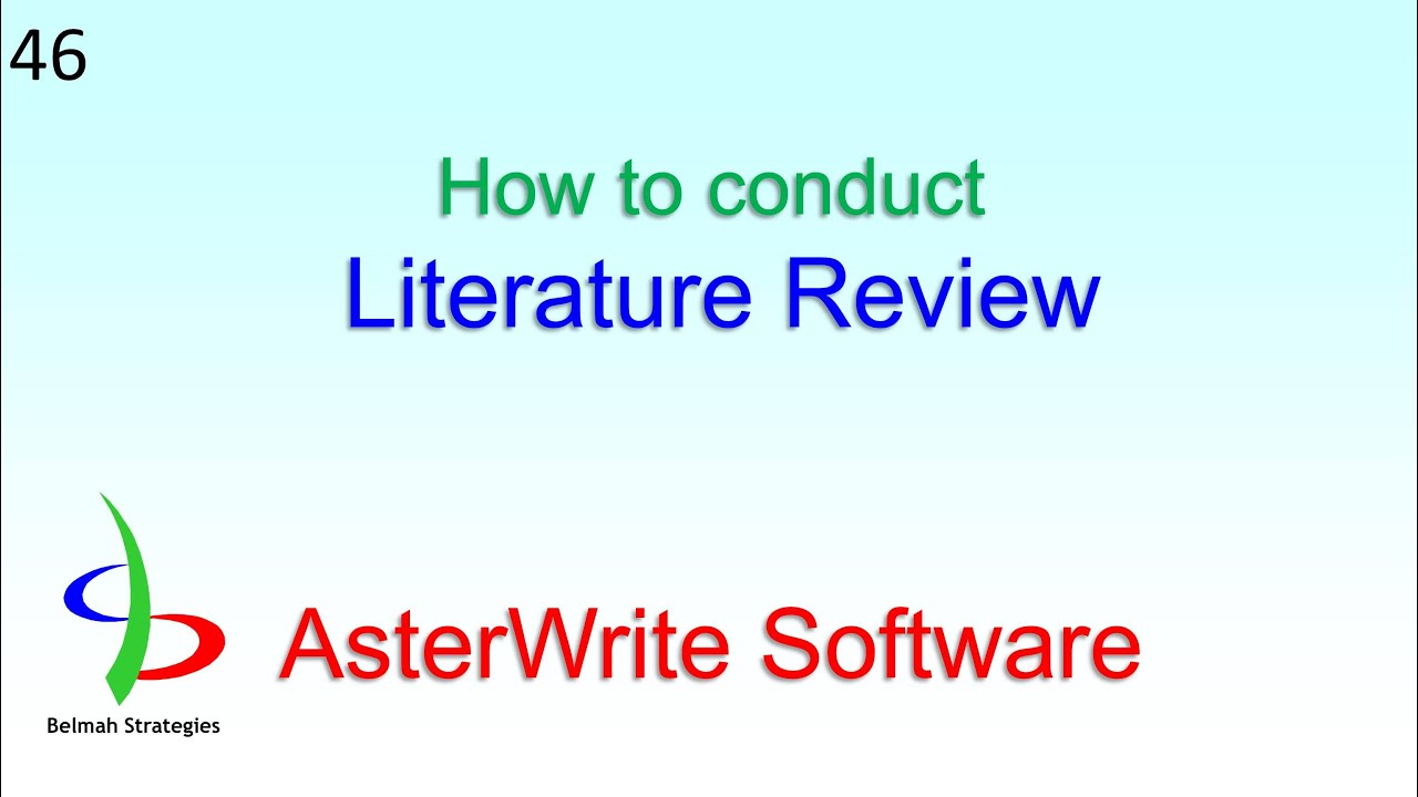 software to help with literature review