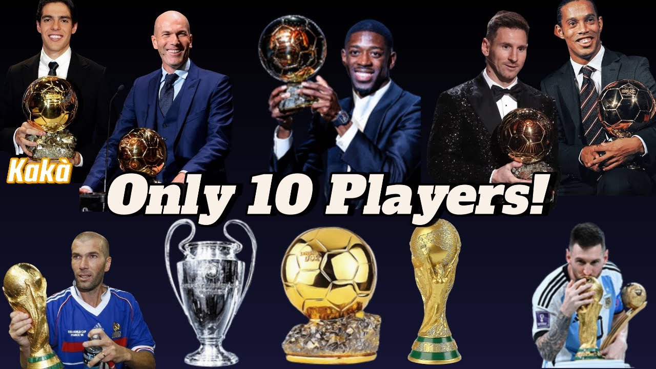 10 Players Who Won the Ballon d’Or, Champions League & World Cup 🏆⚽ # # ...