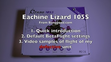 Eachine Lizard 105S - Review - Part 1/3
