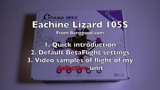 Eachine Lizard 105S - Review - Part 1/3