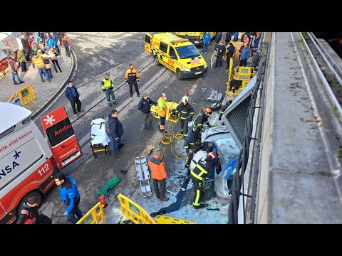 Accidente en el rally de Cangas del Narcea