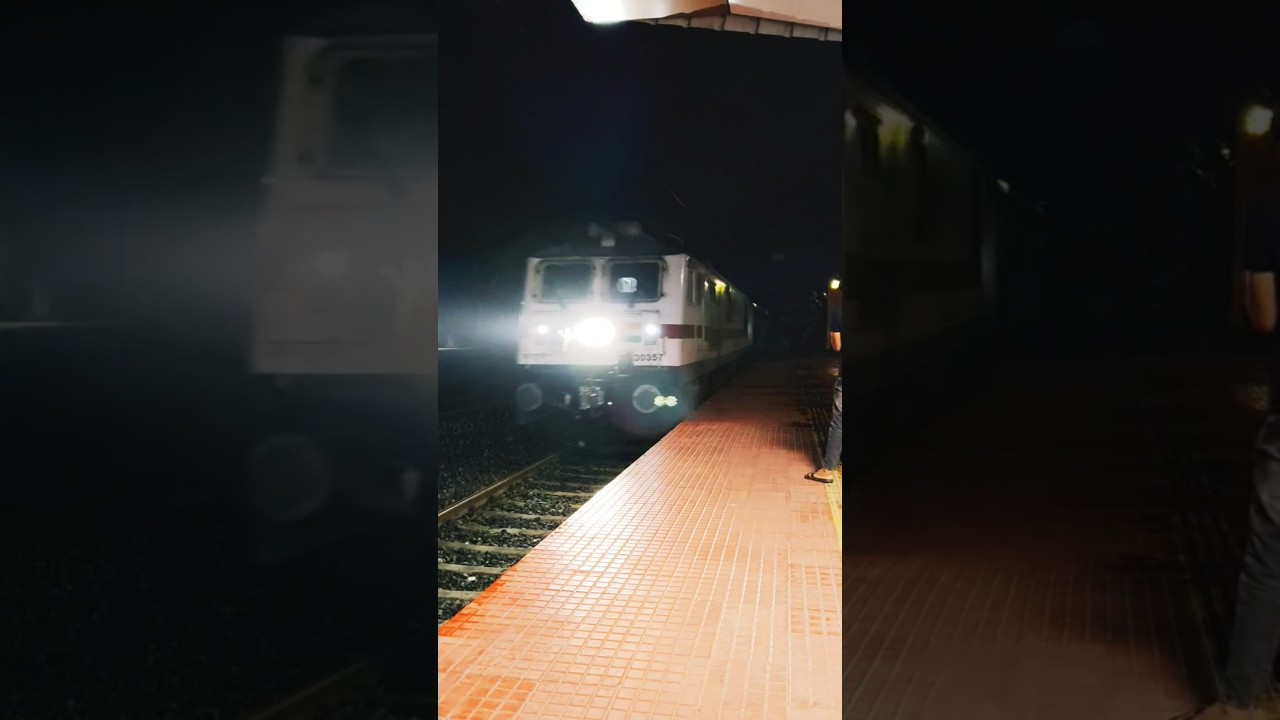 Fedders Lloyd AC Cab WAP7 leads Chennai Superfast Mail 