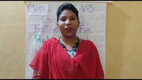 10/11/20, STD 1 EVS Chapter 10 Festivals are fun (Part 1)