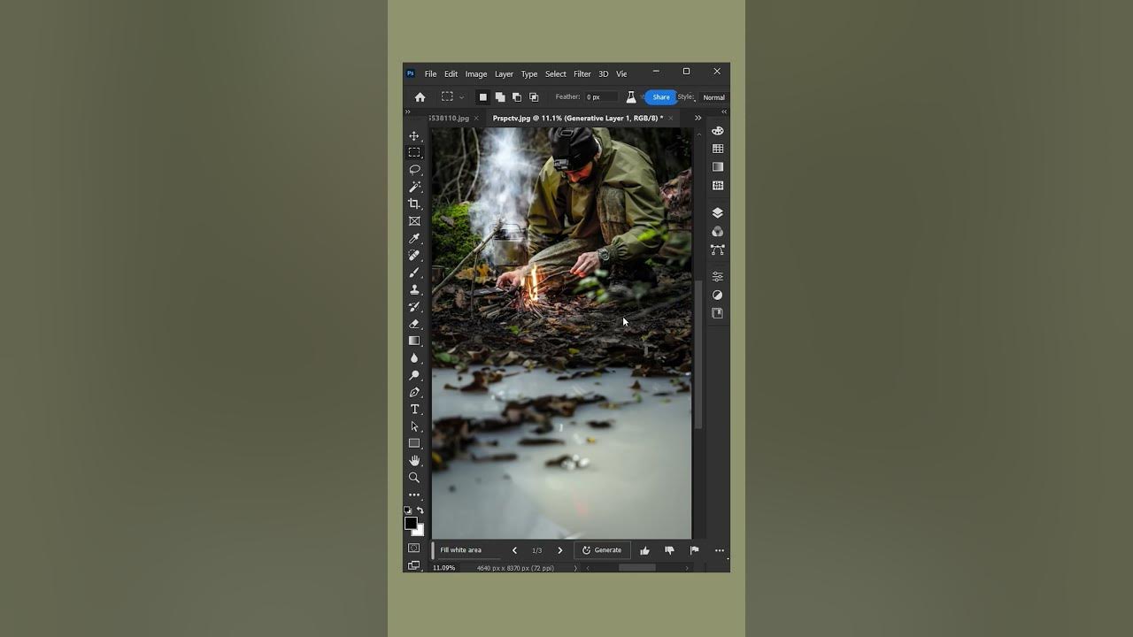 AI - Generate Fill in Photoshop⚡️ 