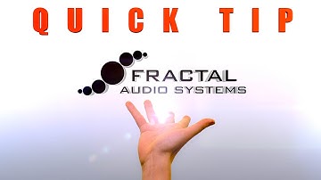 Fractal Audio Quick Tip #1 | Reset AMP Block after  Firmware Update | CYGNUS