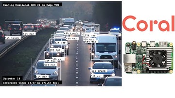 Google Coral Dev Board Object Detection Edge TPU / Cpu FPS Test