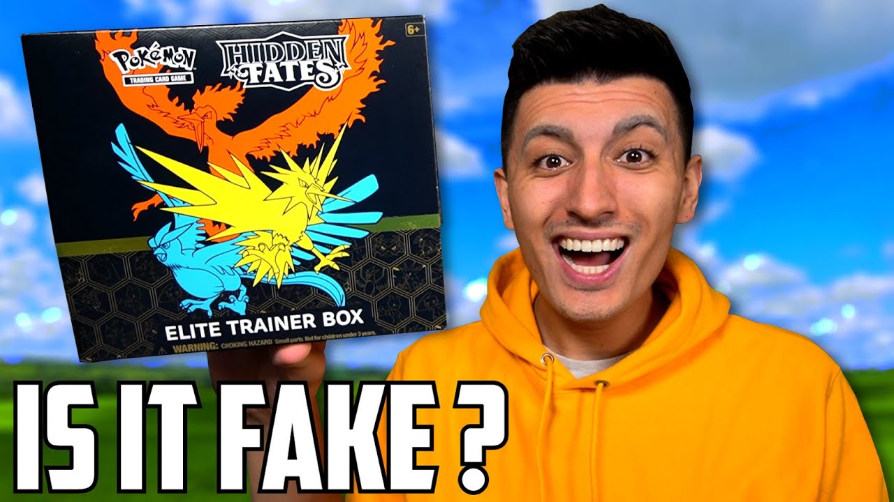 CHARIZARD + GOLD PULLED from CHEAP Hidden Fates Elite Trainer Box!