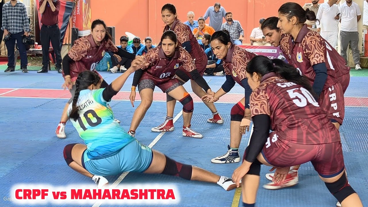 Pree Quarter CRPF Women vs Maharashtra Police All India Police Kabaddi Cluster 2026