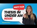 AI Thesis Writing Made Easy | ThesisAI Tutorial for Students & Researchers!