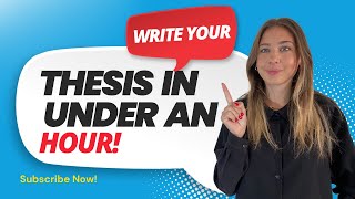 Ai Thesis Writing Made Easy Thesisai Tutorial For Students Researchers