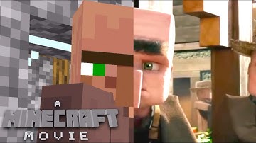 Minecraft Movie Trailer 3 In ACTUAL Minecraft
