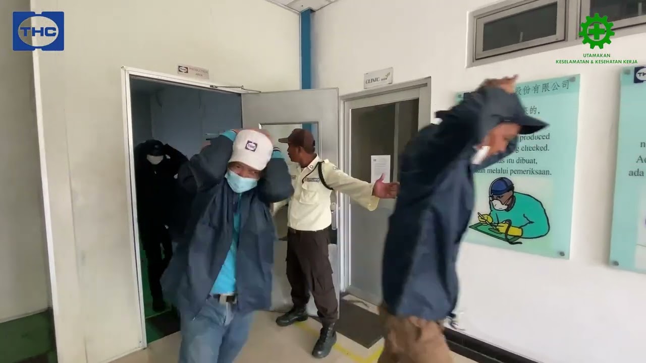 Simulasi Tanggap Darurat Gempa Bumi PT. Hon Chuan Indonesia Manufaktur (Emergency Drill)