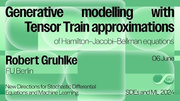 Robert Gruhlke, Generative modelling with Tensor Train approximations