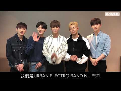 Greetings from NU'EST to Taiwan L.O.Λ.E