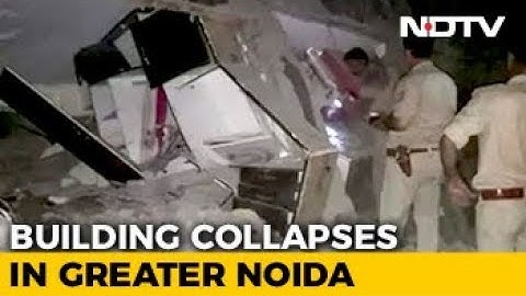 Under-Construction Building Falls On Another Near Delhi, Many Trapped