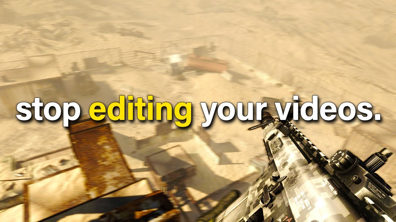If You See This Stop Editing Your YouTube Videos