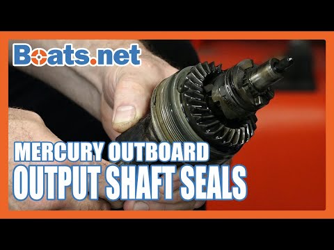 Mercury Tracker 25 Output Seal Replacement | How to Replace the Lower Seals on a Mercury Outboard