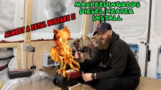 Diesel heater install - Camper van build - Episode 11 