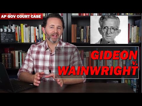 Video: Yüksek Mahkeme Gideon v Wainwright davasında ne karar verdi?