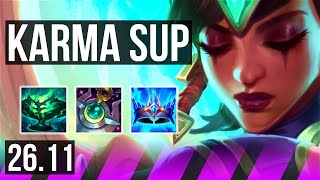 KARMA & Miss Fortune vs JANNA & Viktor (SUP) | EUW Master | 26.11