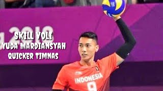 Kumpulan skill voli Yuda Mardiansyah |Quicker Timnas Voli Putra•Amazing Spike and block|