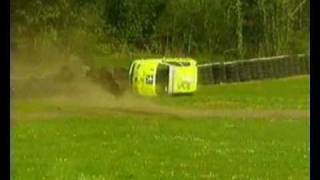 Dan Eaves rolls National Saloon Car Championship at Oulton Park 2000
