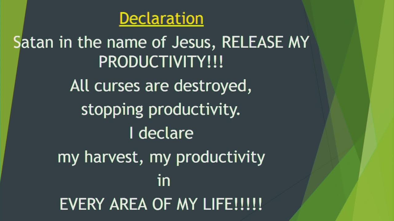 The Gospel of Identity (The Power of Productivity) - Apostle Hattie Stancil